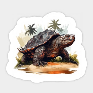 Alligator Snapping Turtle Sticker